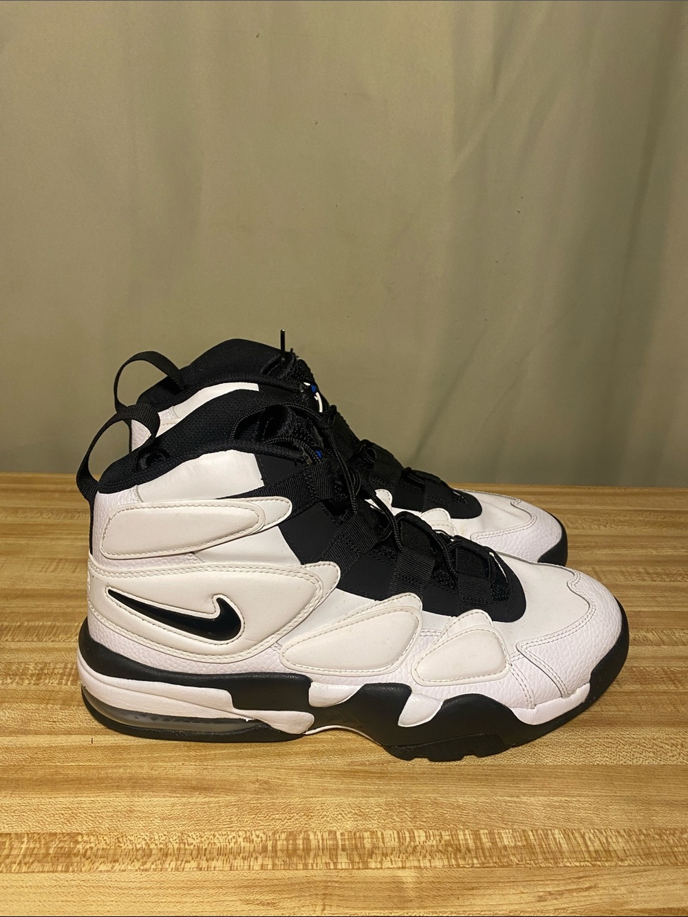 Nike Air Max 2 Uptempo 94 White Black Chris Weber 2017 Sneakers size 12